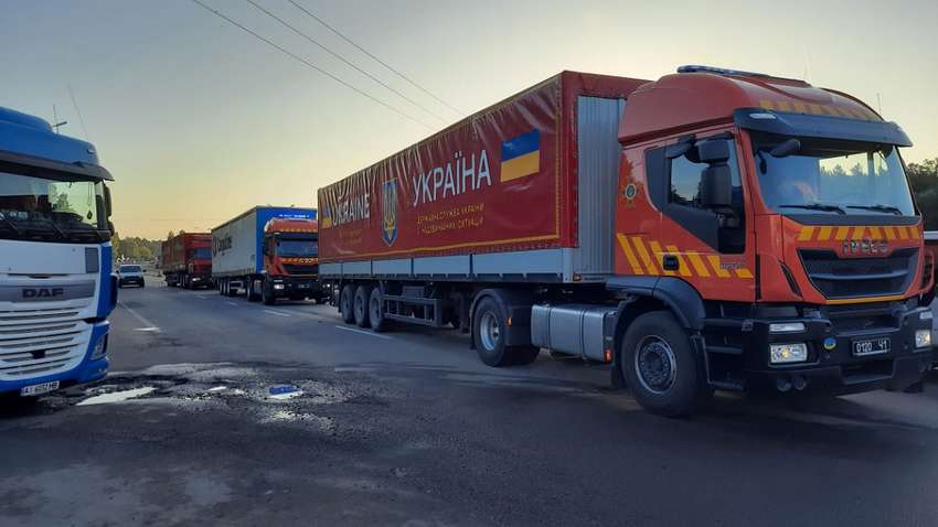 Литва получила гуманитарный груз из Украины