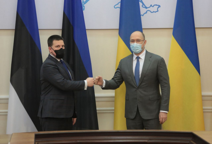 Шмыгаль обсудил со спикером парламента Эстонии украинскую диджитализацию и вступление Украины в ЕС