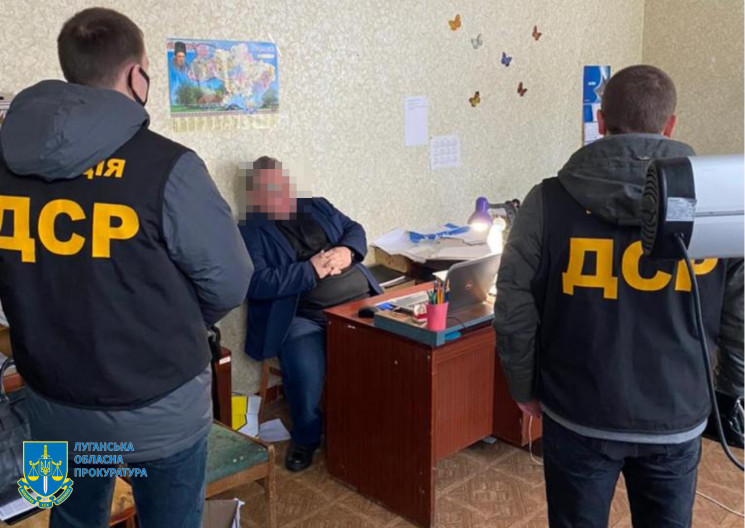 На Луганщине чиновник Гоструда задержан при получении взятки
