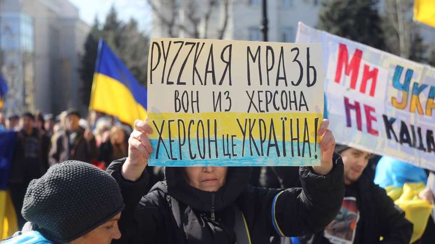 Враг боится мирных митингов – прибегает к террору местного населения, – Генштаб ВСУ