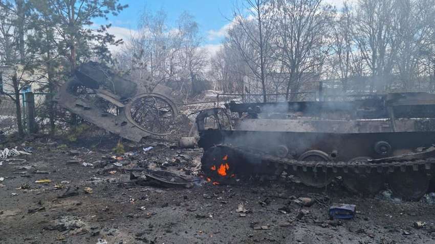 В Генштабе рассказали о потерях российских войск на двенадцатый день войны