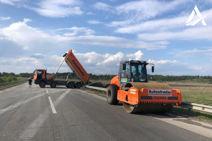 В Житомирской области строят временную переправу на трассе М-07 Киев – Ягодин 