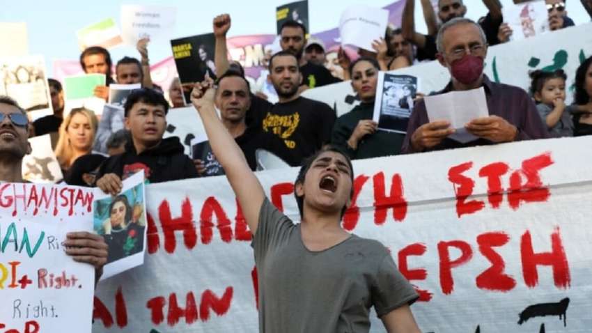 Карта порівняння кількості жертв під час протестів в Ірані та Росії