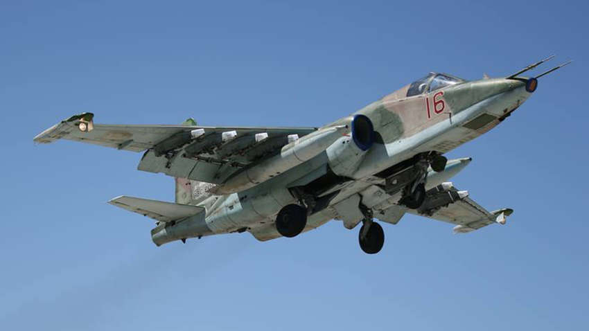 У РФ розбився СУ-25, який летів на бойовий виліт