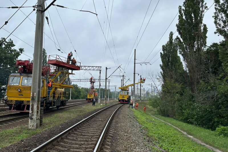 В Києві пошкоджено залізничну інфраструктуру