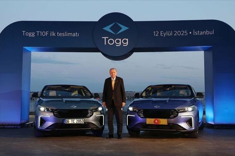 Ердоган протестував новий турецький електрокар Togg T10F