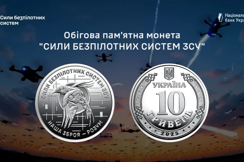 Нова монета ЗСУ: Сили безпілотних систем України