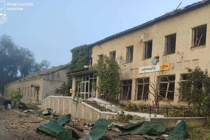 Обстріл пошкодив відділення Укрпошти в Татарбунарах