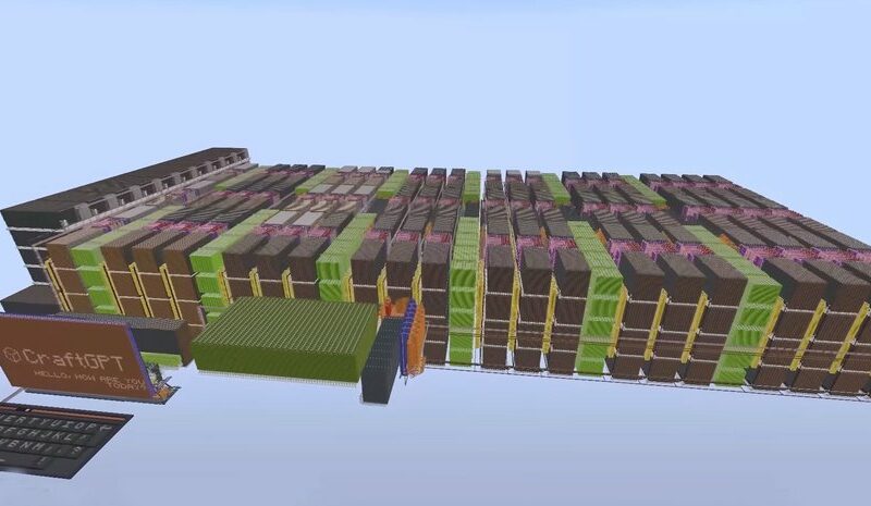 Ентузіаст створив мовну модель CraftGPT у Minecraft