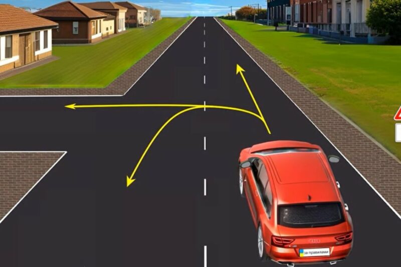 Задача на знання дорожніх знаків: що дозволено водієві?