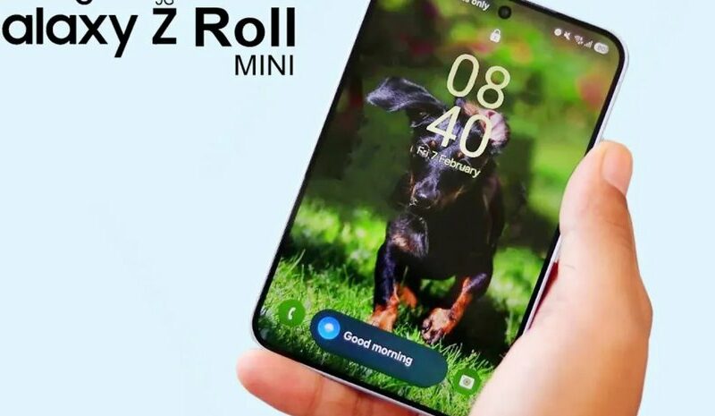 Samsung презентує концепт Galaxy Z Roll Mini