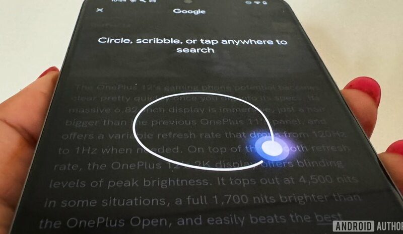 Нові функції Android: Circle to Search та Gemini