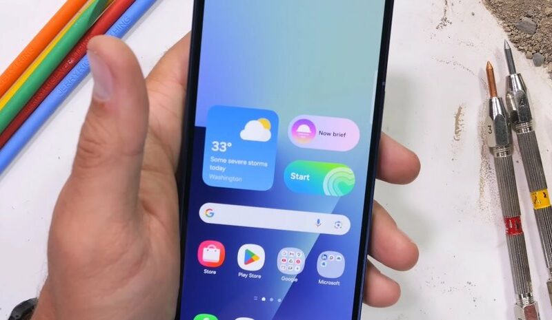 Samsung запатентувала технологію самовідновлюваного екрану