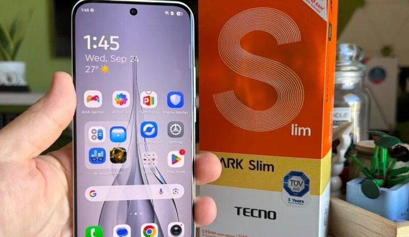 Tecno Spark Slim: ультратонкий смартфон з потужним акумулятором