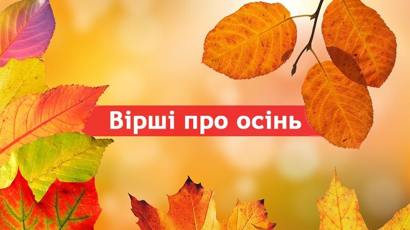Найкращі вірші про осінь для дітей та дорослих