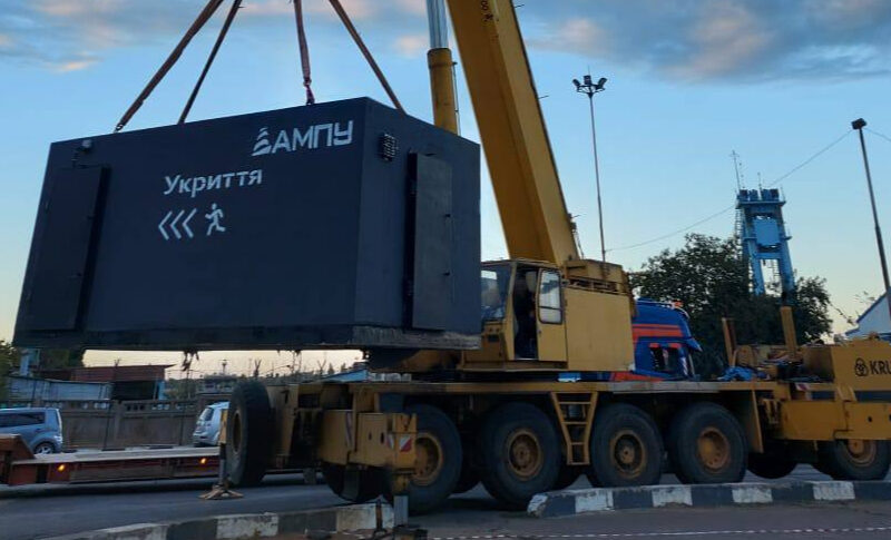 У Чорноморську завершили встановлення укриттів