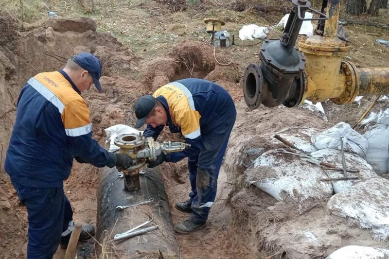 Відновлення газопостачання у Шостці після атак
