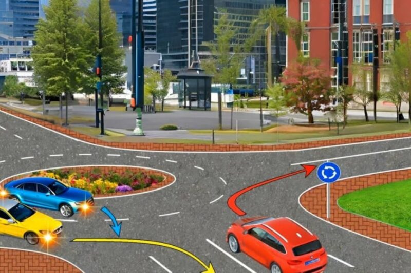 Хто порушує правила на круговому перехресті?