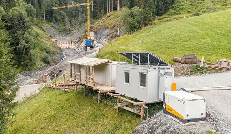 Liebherr тестує мобільну електростанцію в Австрії