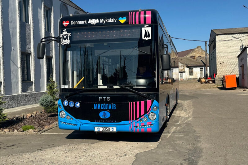 Миколаїв отримав нові тролейбуси з Данії