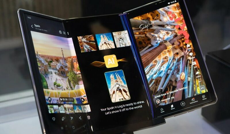 Samsung представить потрійний складаний смартфон Galaxy Z TriFold