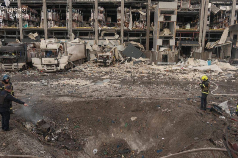Атака на логістичний центр Novus у Києві: деталі