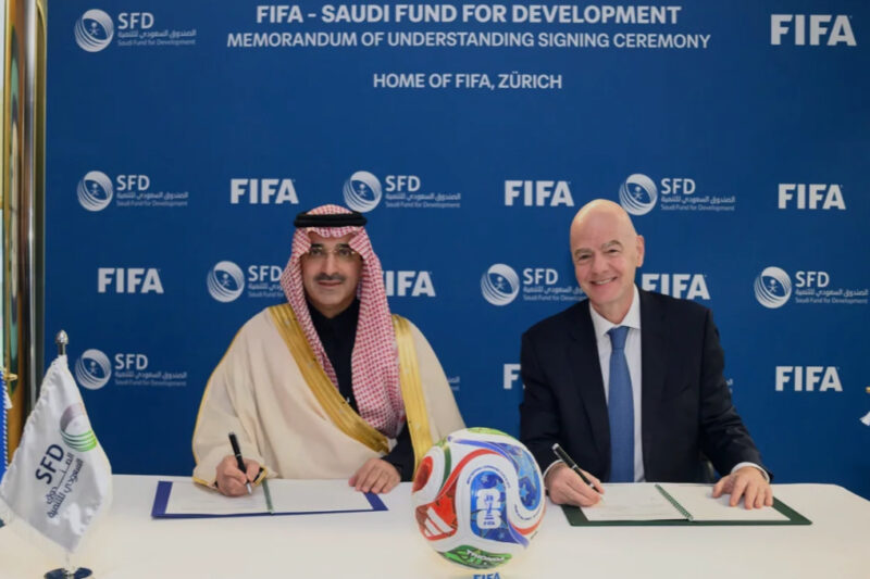 FIFA підписала меморандум з Саудівським фондом розвитку