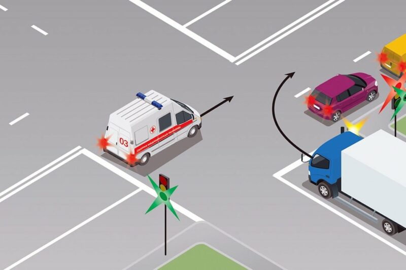 Чи може вантажівка повернути на ліву смугу?