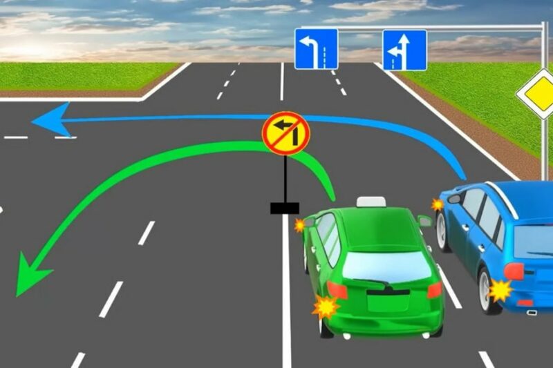 Знання дорожніх знаків: хто може виконати маневр?