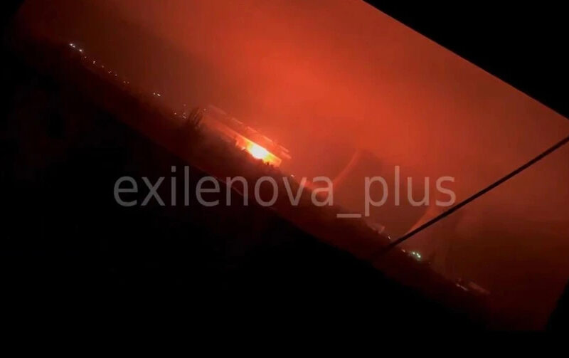 Пошкодження ТЕС на окупованій Донеччині 18 листопада