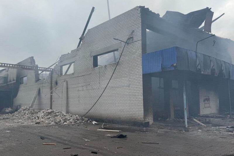 Атака на склад снеків Flint у Павлограді