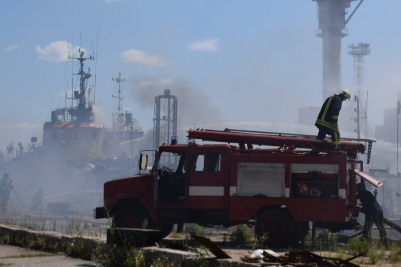 11 атак на судна в Одеських портах у 2025 році